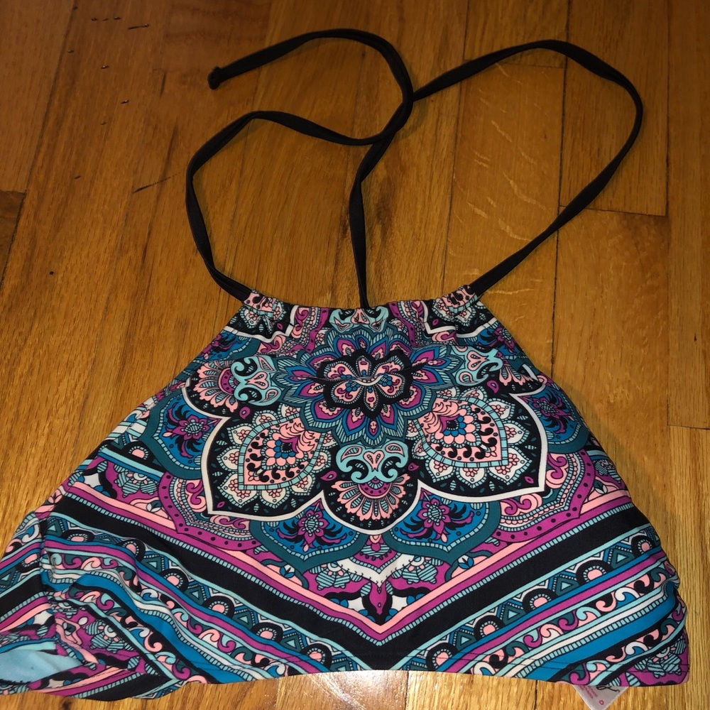 Colorful swim suit top